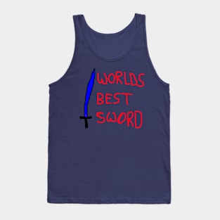 Worlds Best Sword Tank Top